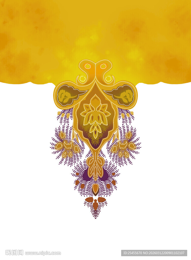 金色华丽复古装饰图案