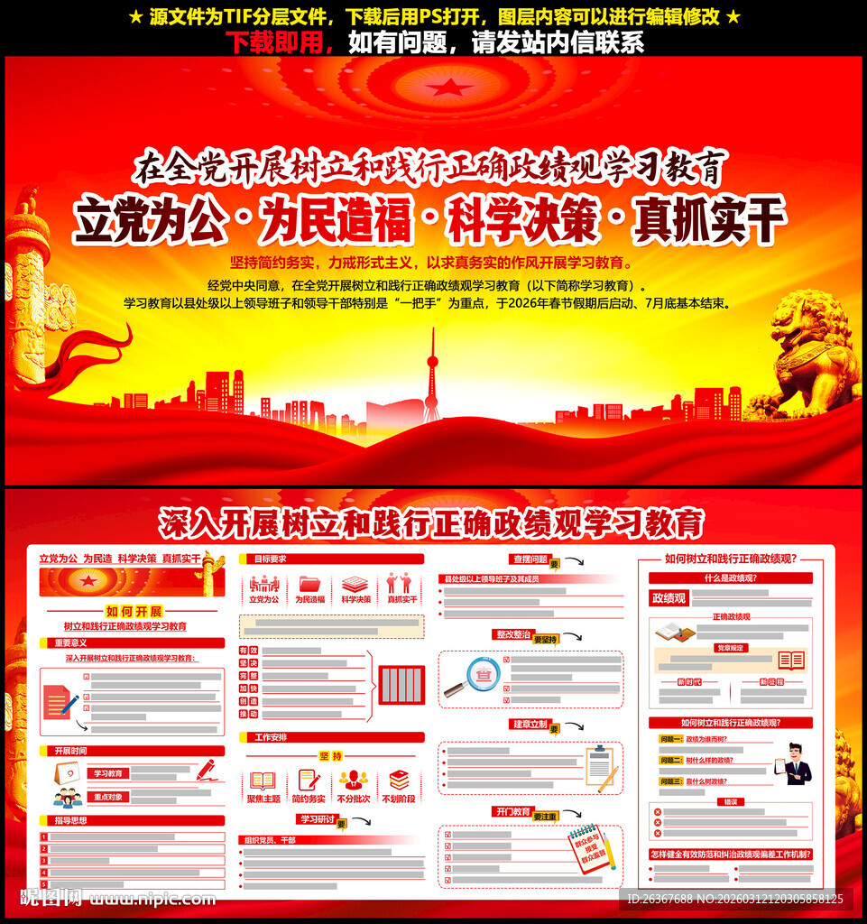 全党开展树立和践行正确政绩观学