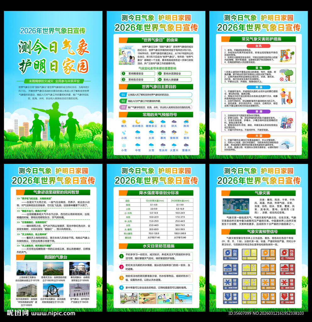 2026世界气象日展板