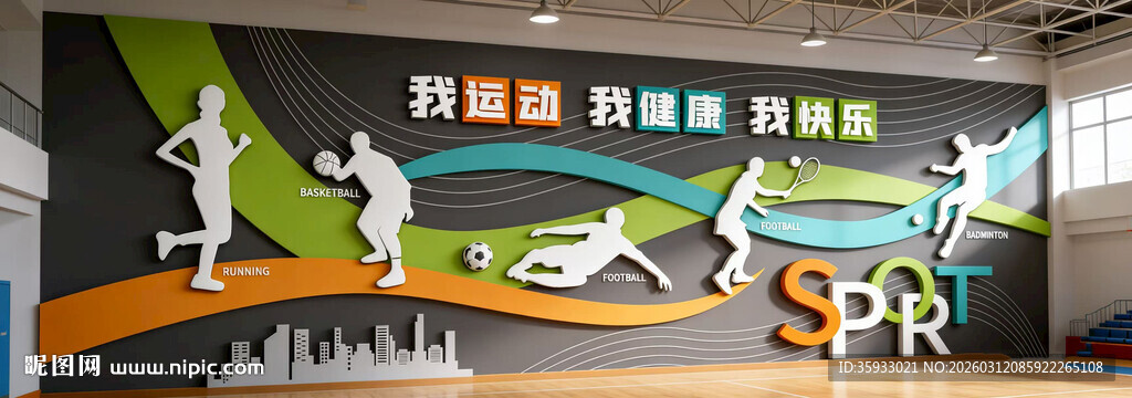 运动文化墙