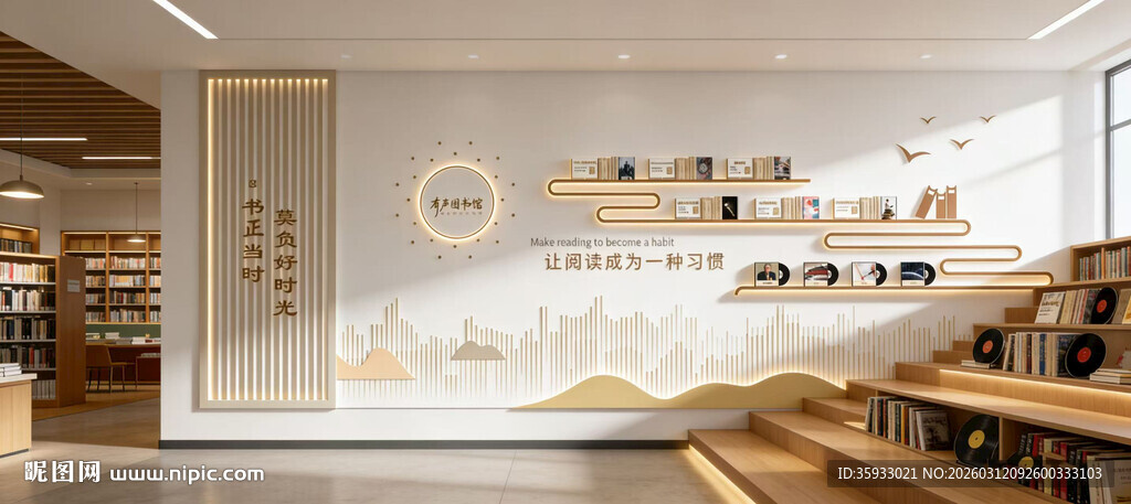 图书馆文化墙