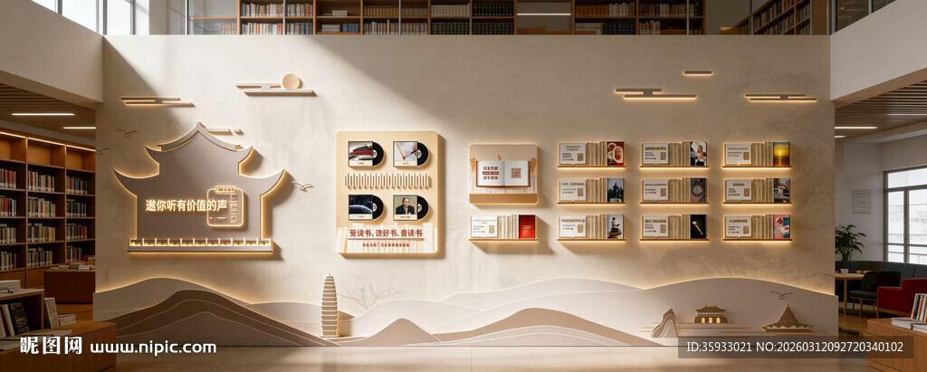 图书馆文化墙