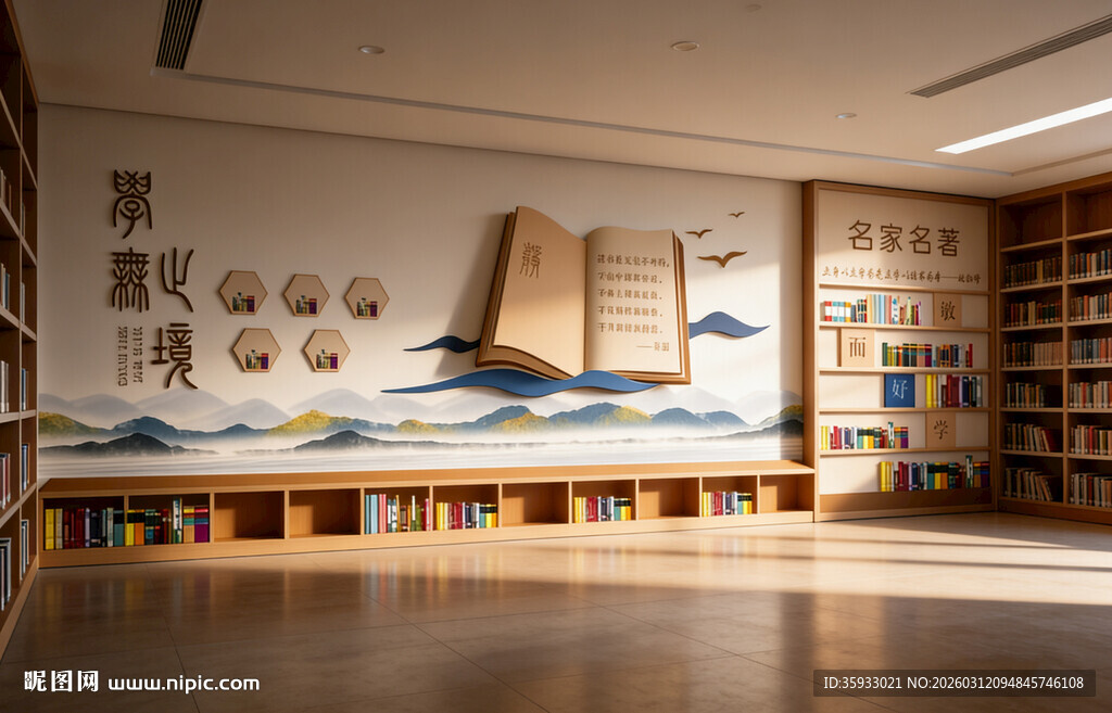 图书馆文化墙