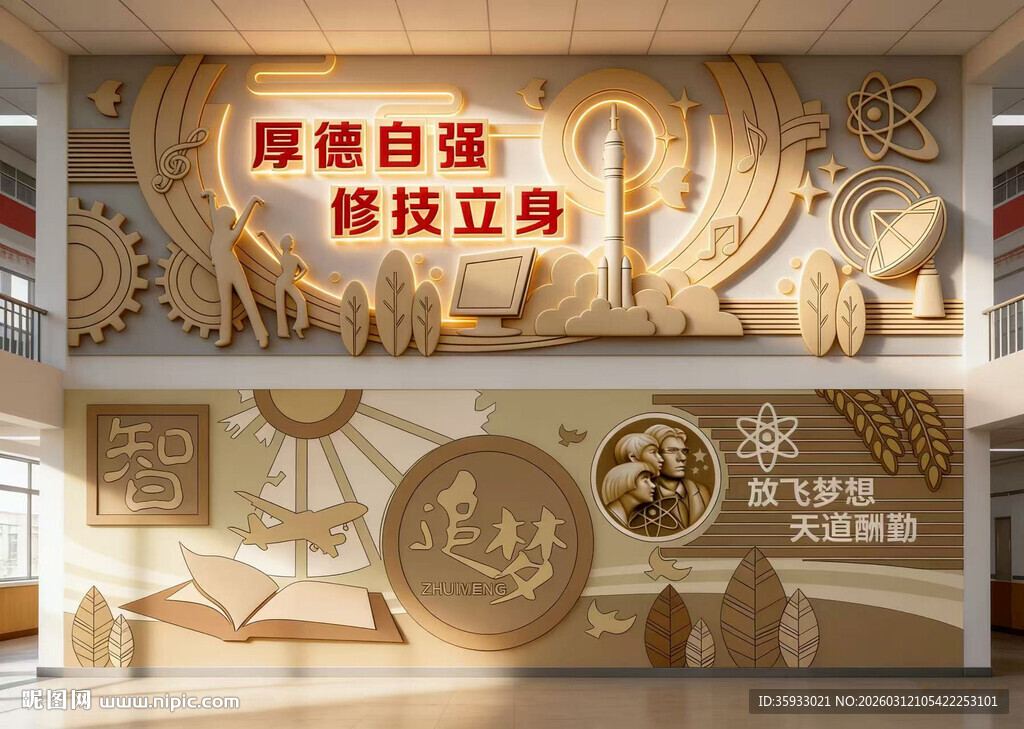 校园浮雕文化墙