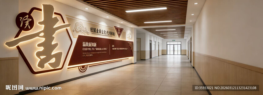 校园走廊文化墙