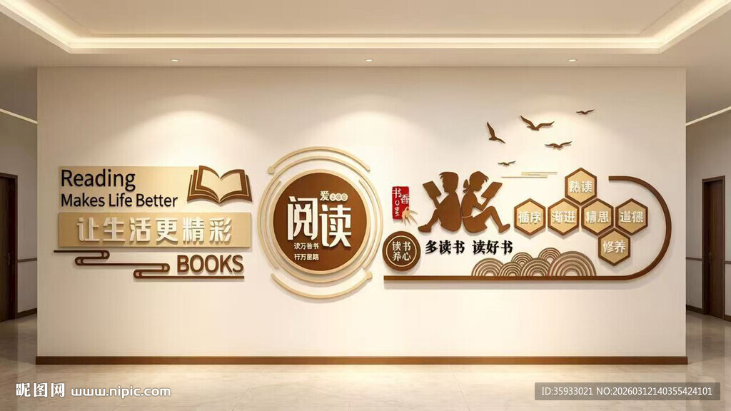 阅读文化墙