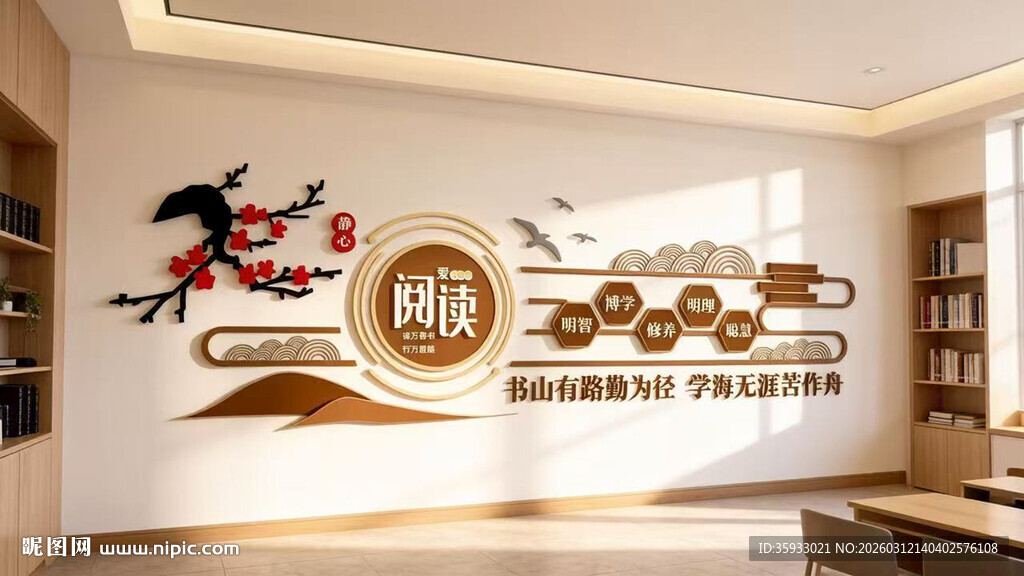 阅读文化墙