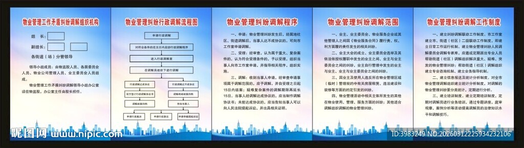 物业管理纠纷调解制度