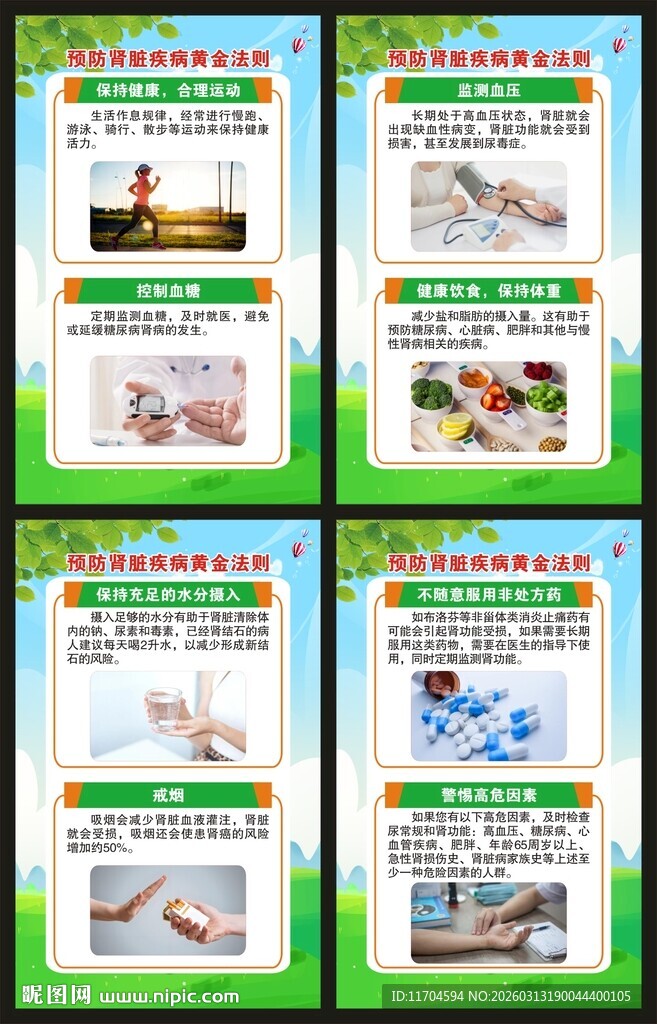 世界肾脏日展板