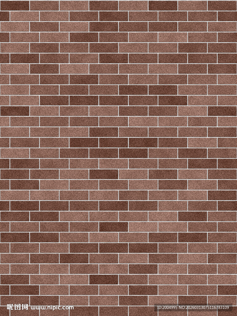 棕色砖墙纹理背景图案