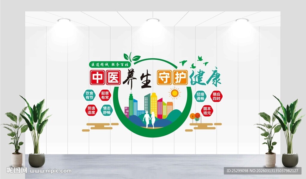 中医文化墙展示