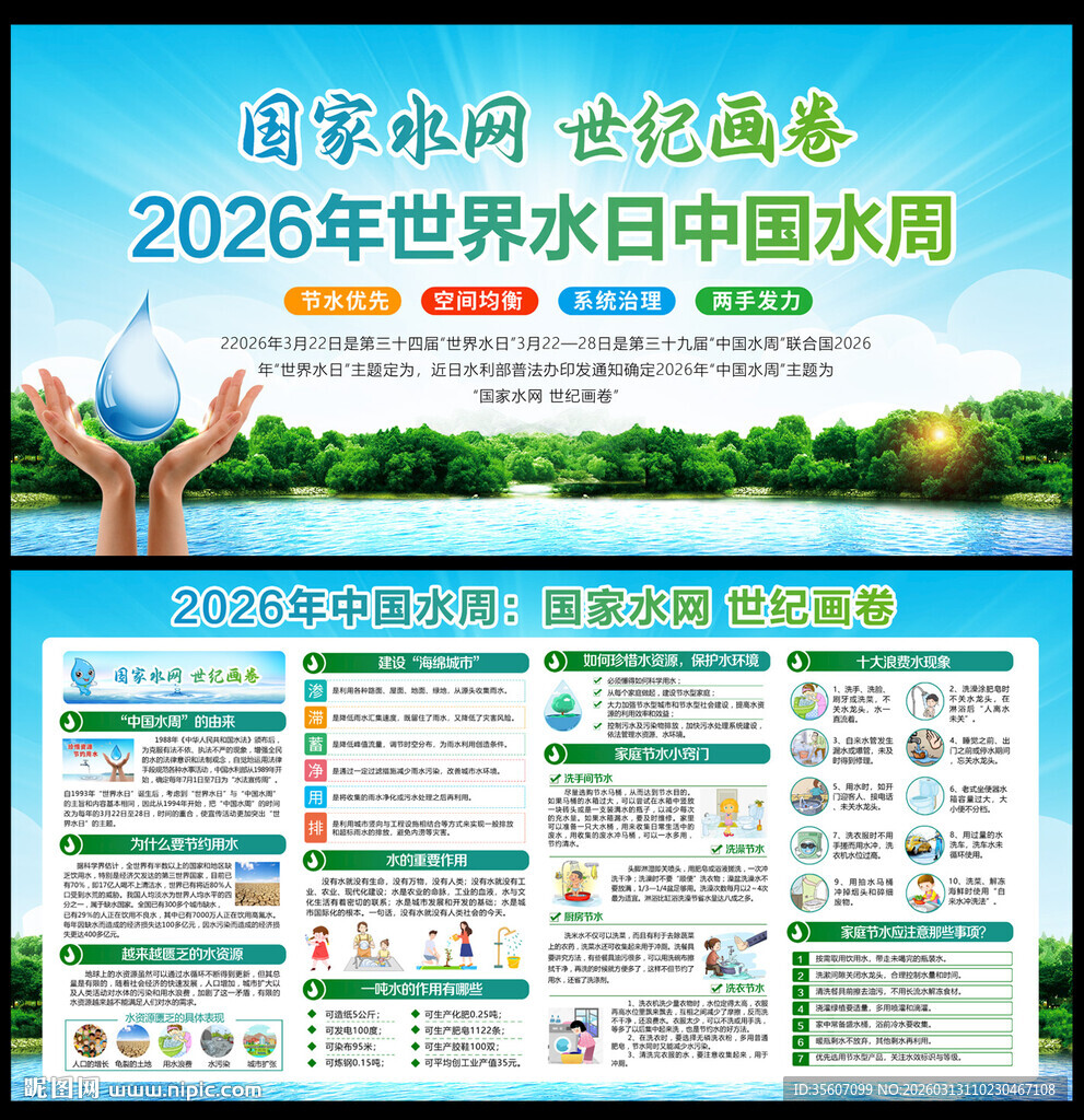 2026年世界水日宣传栏