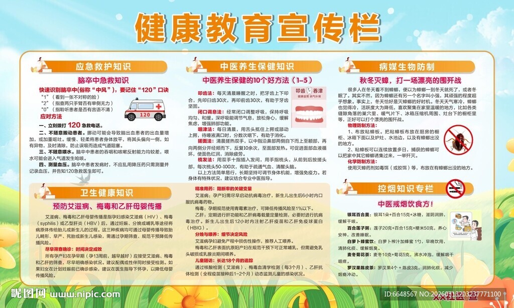 健康教育宣传栏