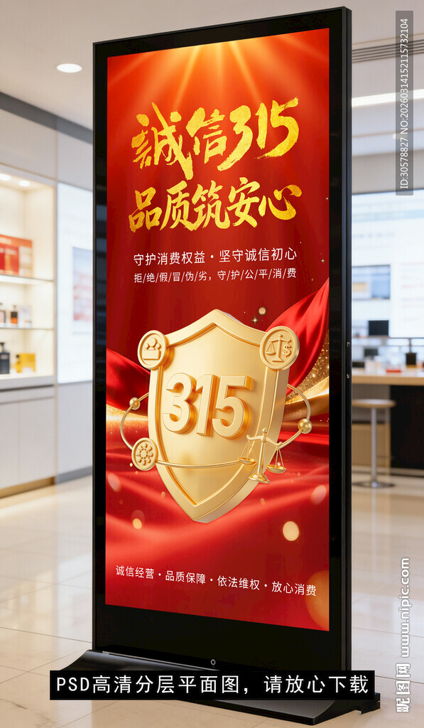 315消费者权益保护展架