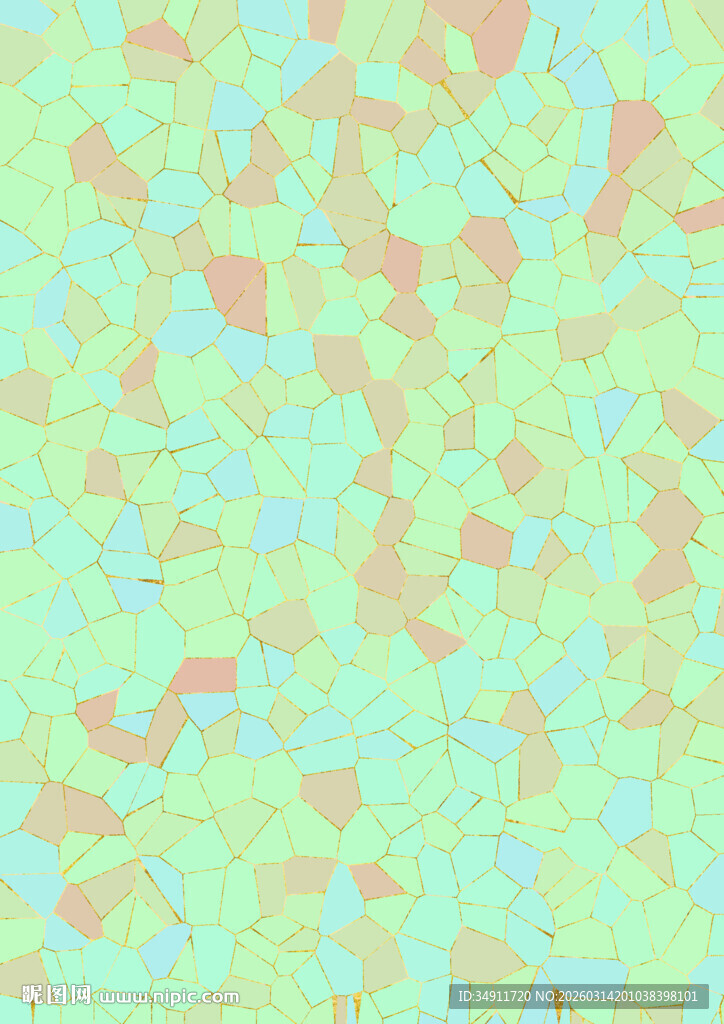 清新渐变几何色块背景