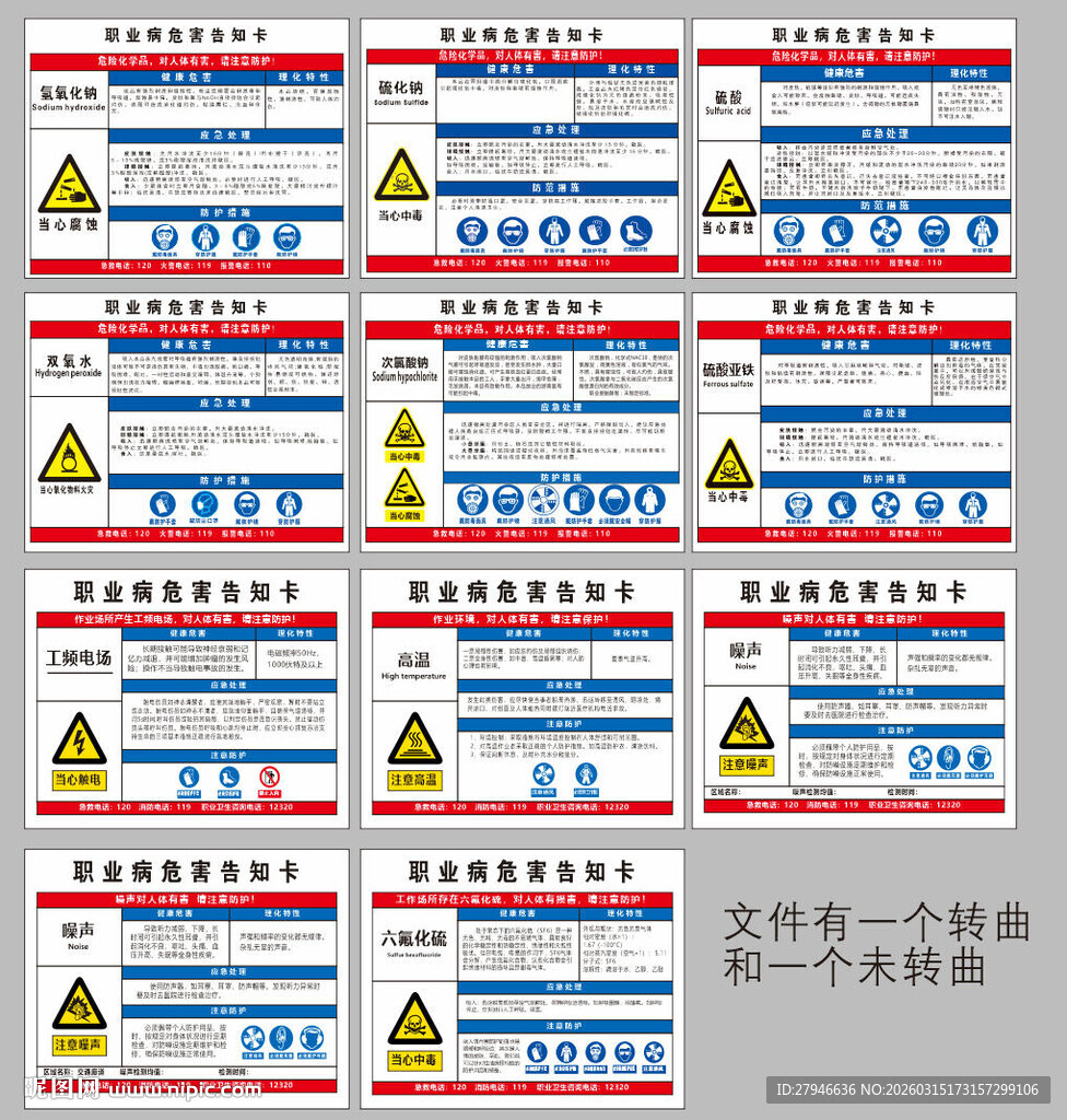 职业病危害告知卡