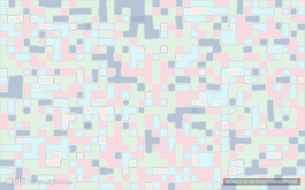 像素风格多彩图案背景