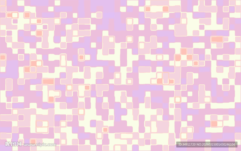 淡紫色像素风格背景图案