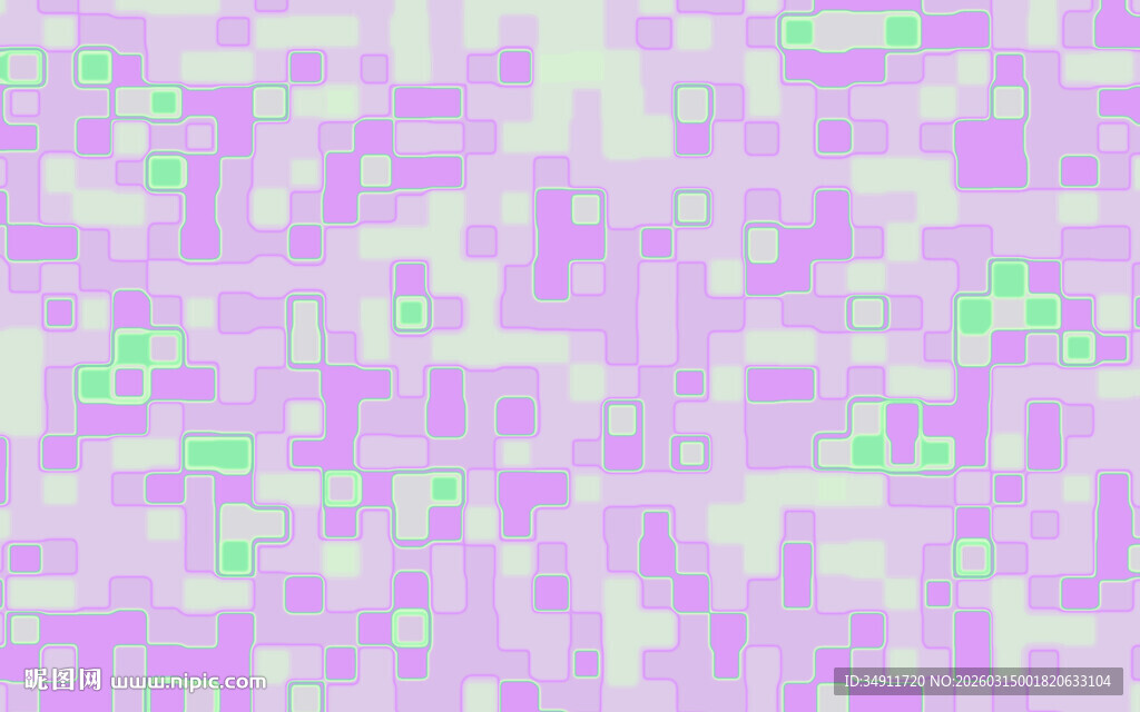 淡紫色像素网格背景图