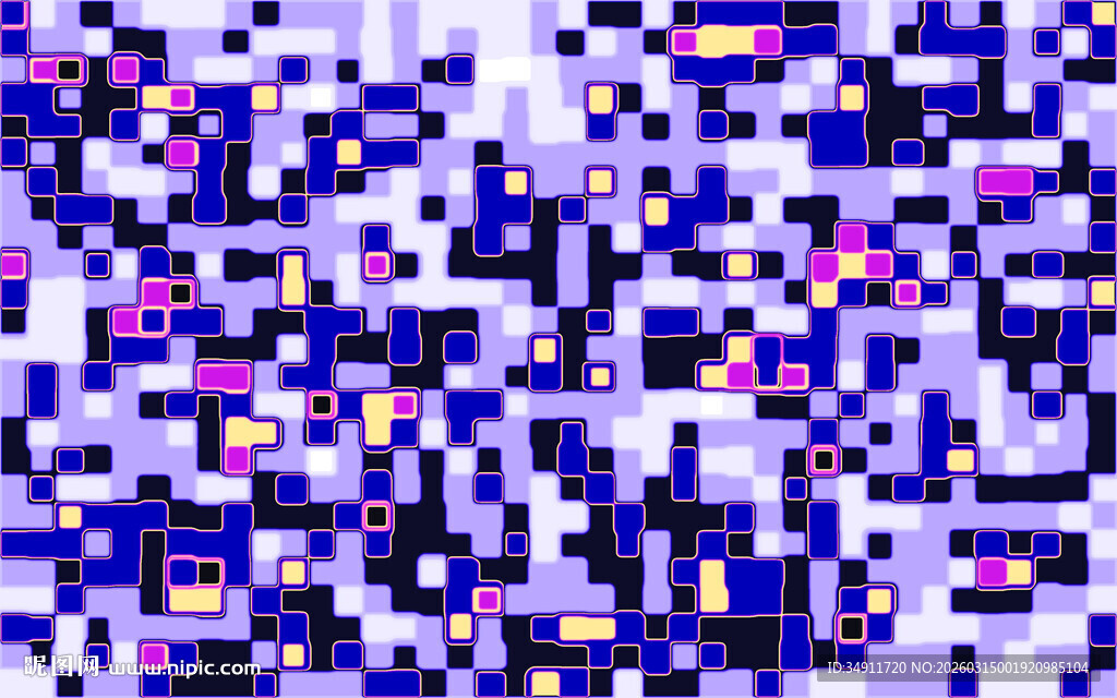 抽象像素艺术图案