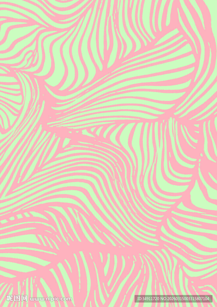 粉色渐变波浪纹理图案