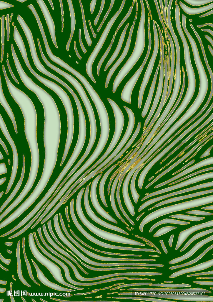 绿色条纹抽象纹理图案
