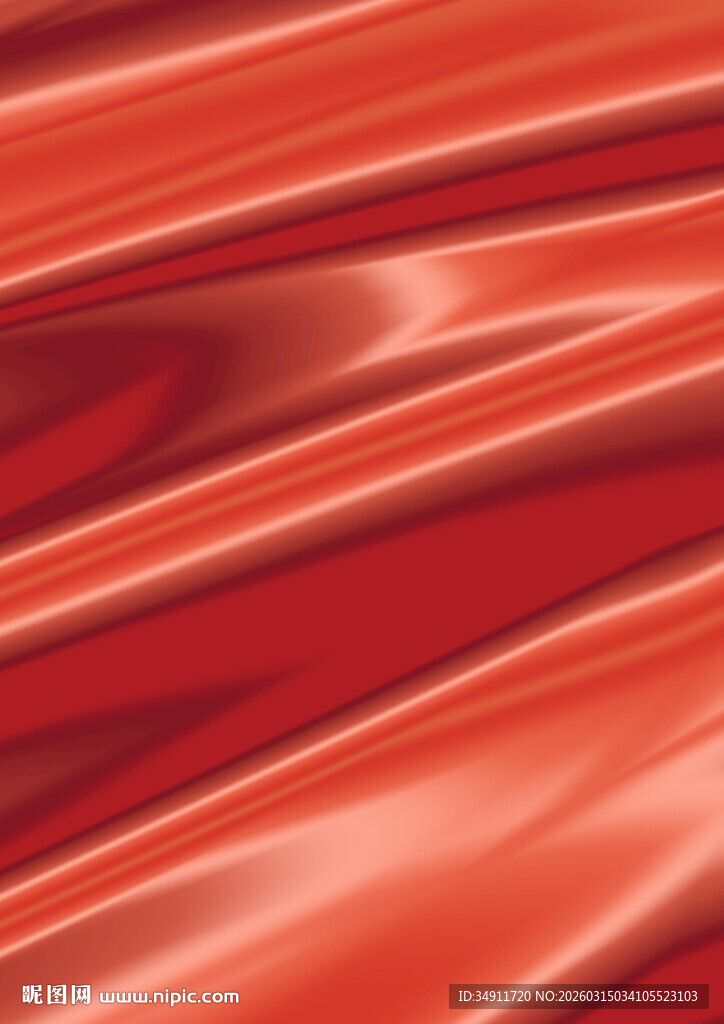 红色丝绸纹理