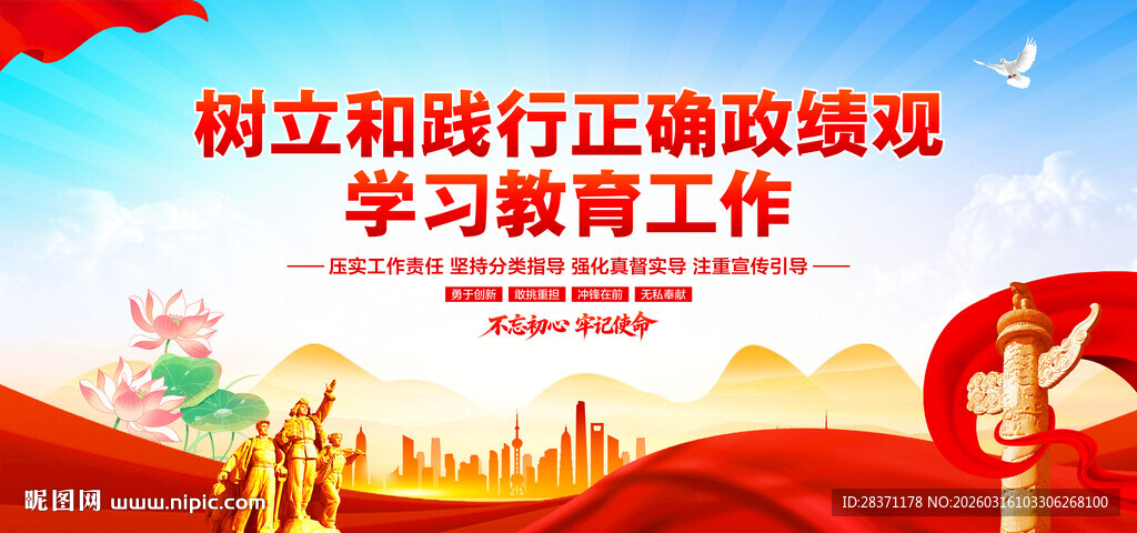 树立和践行正确政绩观