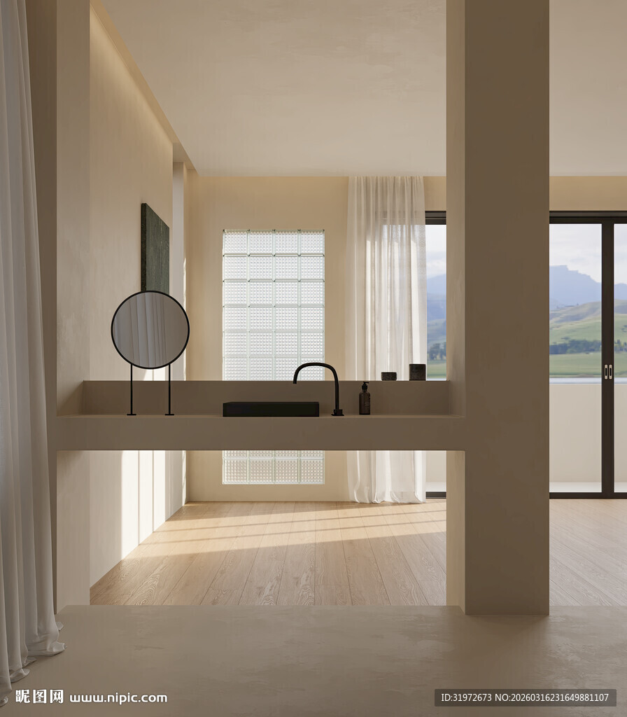 简约风舒适客厅家居一角背景墙