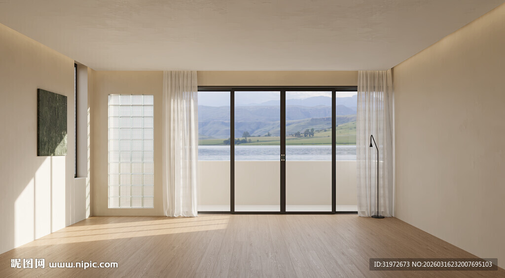 现代室内空场景