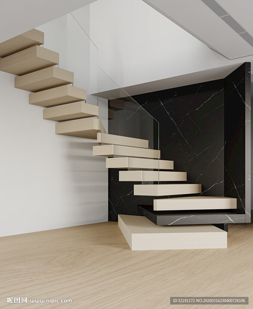 简约风客厅楼梯背景墙