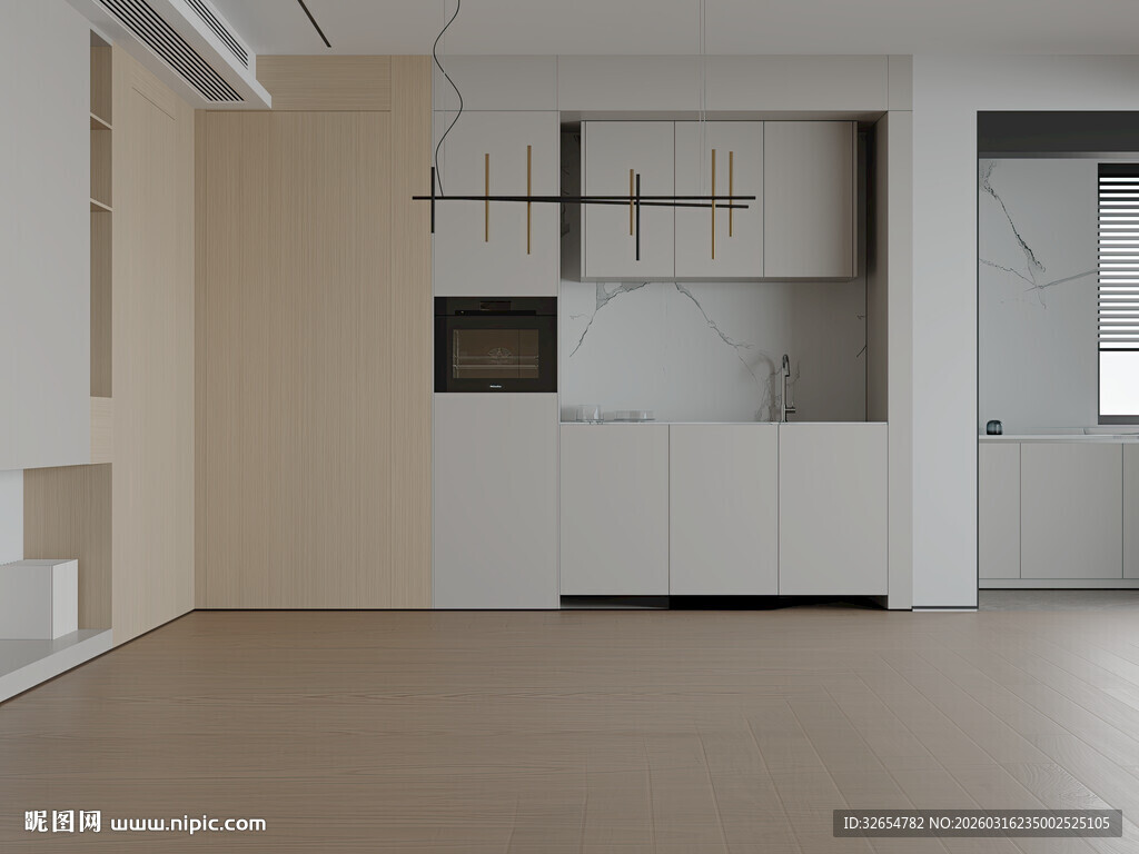 厨房直播间场景背景图