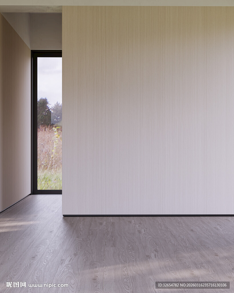 现代极简直播间背景墙