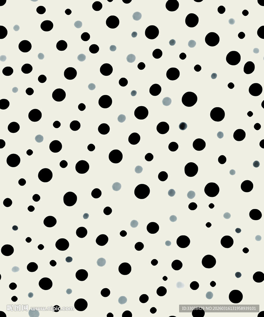 黑白圆点图案背景纹理
