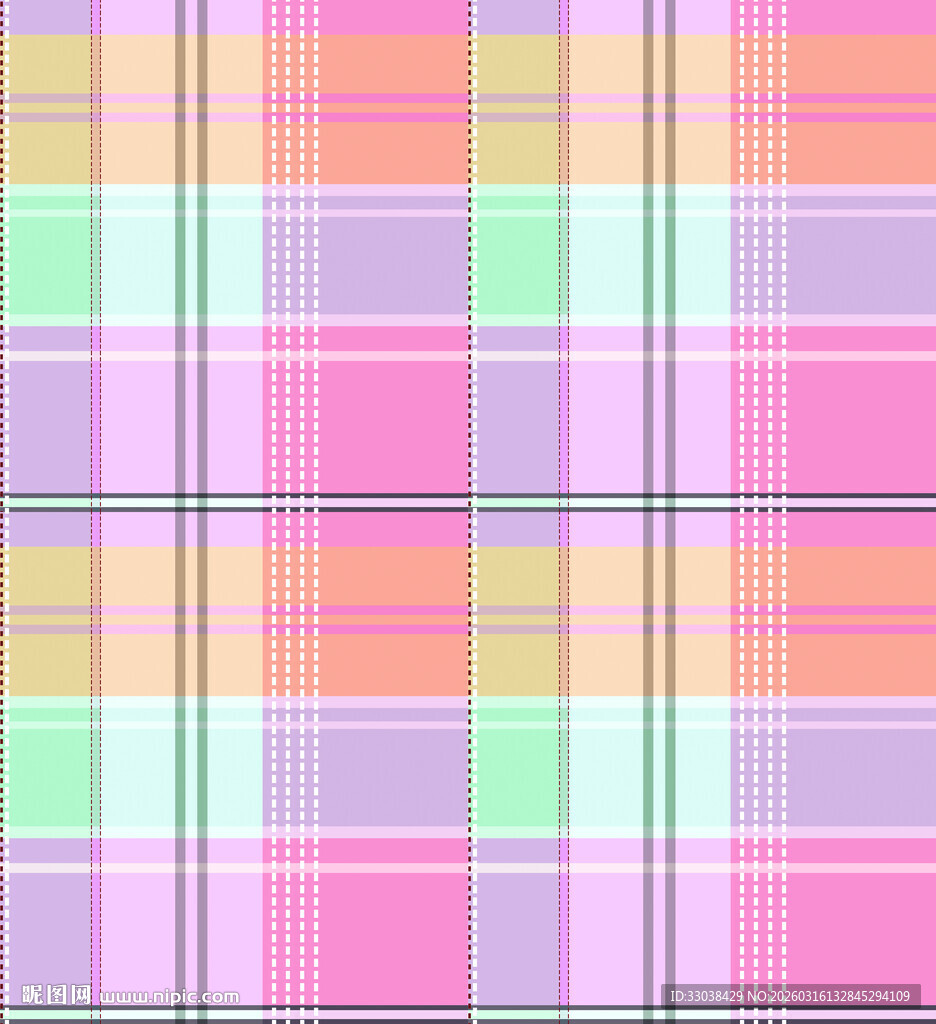 多彩格子图案背景