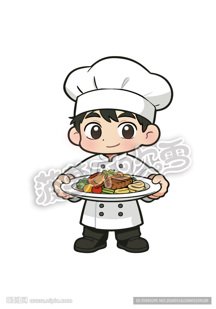 可爱小厨师