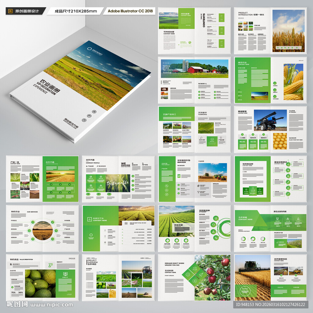 农业合作社画册