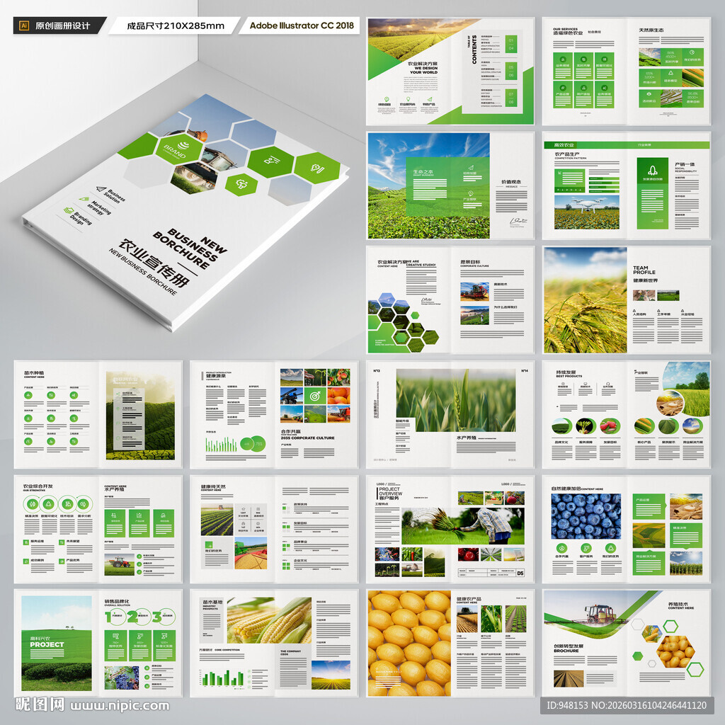 农业合作社画册