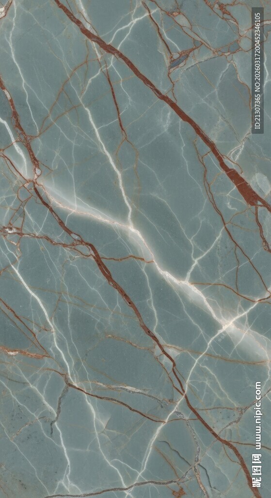 浅蓝纹理大理石图案