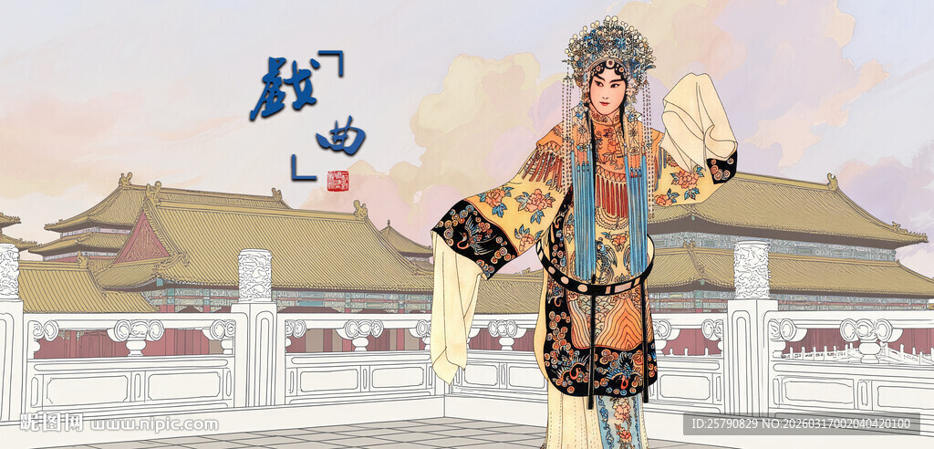 京剧戏曲扮相展示传统风采