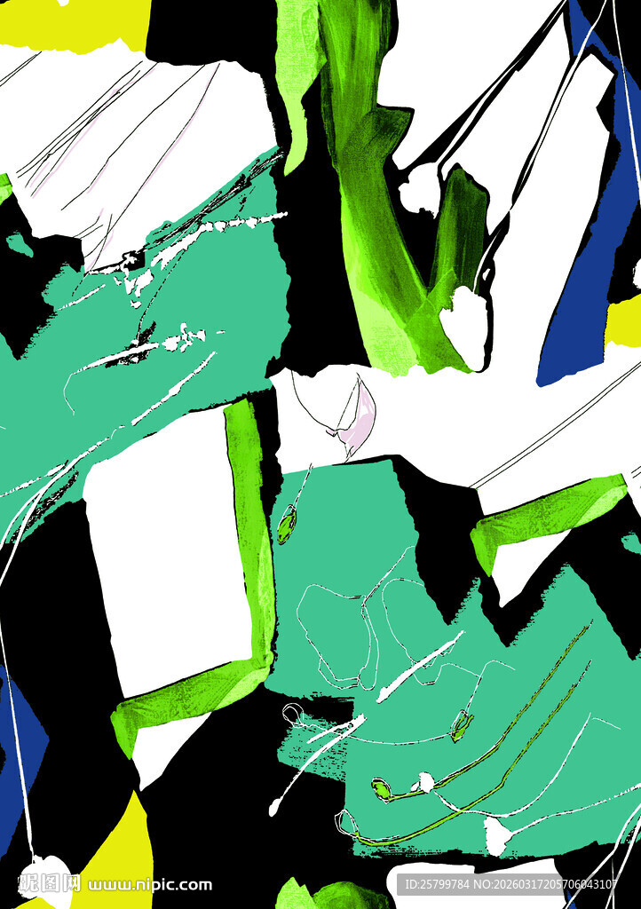 抽象多彩几何艺术图案