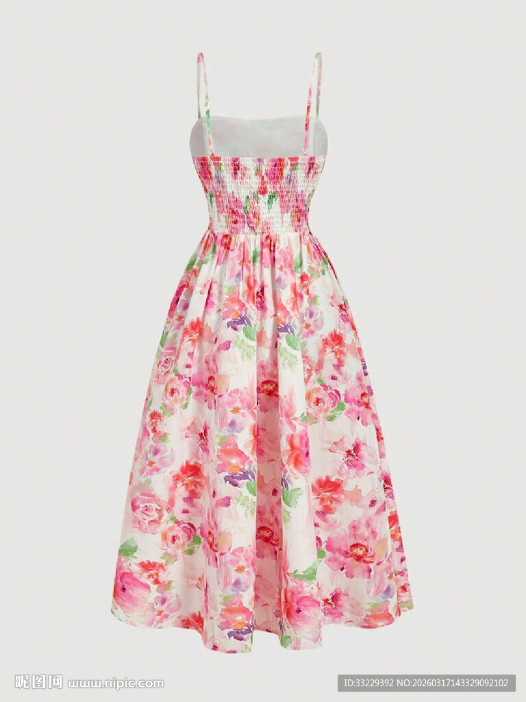 水彩花卉图 色彩绚丽