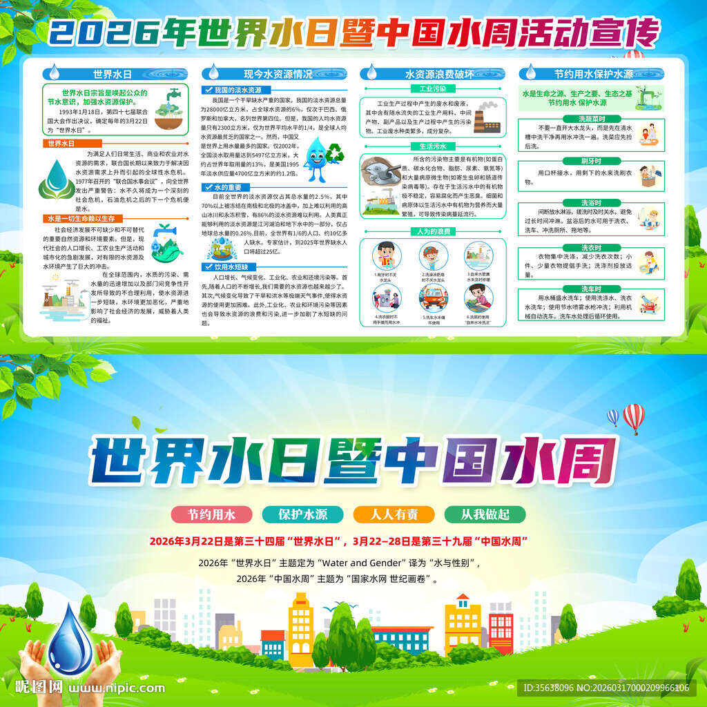 中国水周世界水日