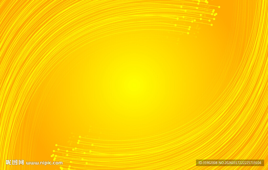 黄色旋涡背景图案