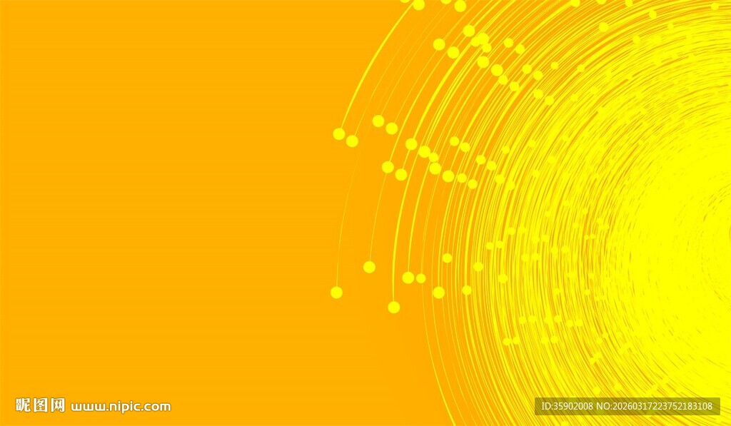 亮黄色科技风抽象背景图