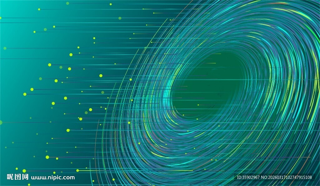 梦幻漩涡宇宙抽象背景图