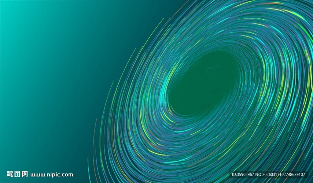 梦幻渐变螺旋抽象图形