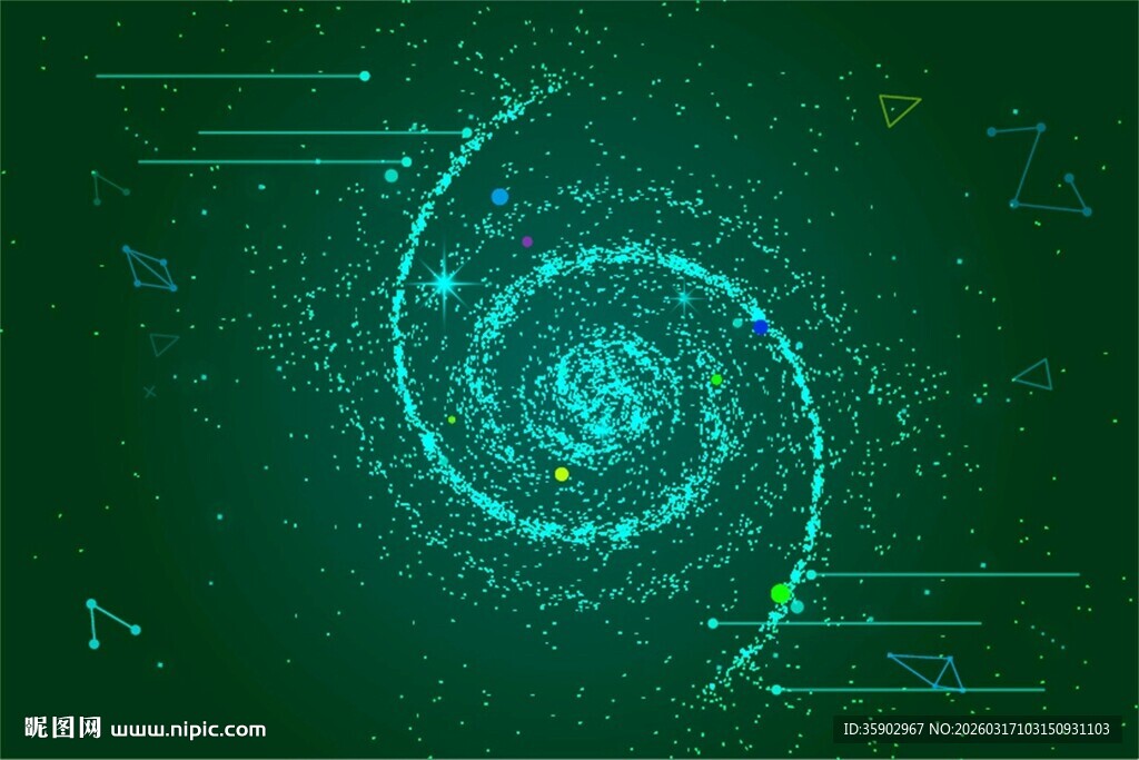 科技感旋涡背景图