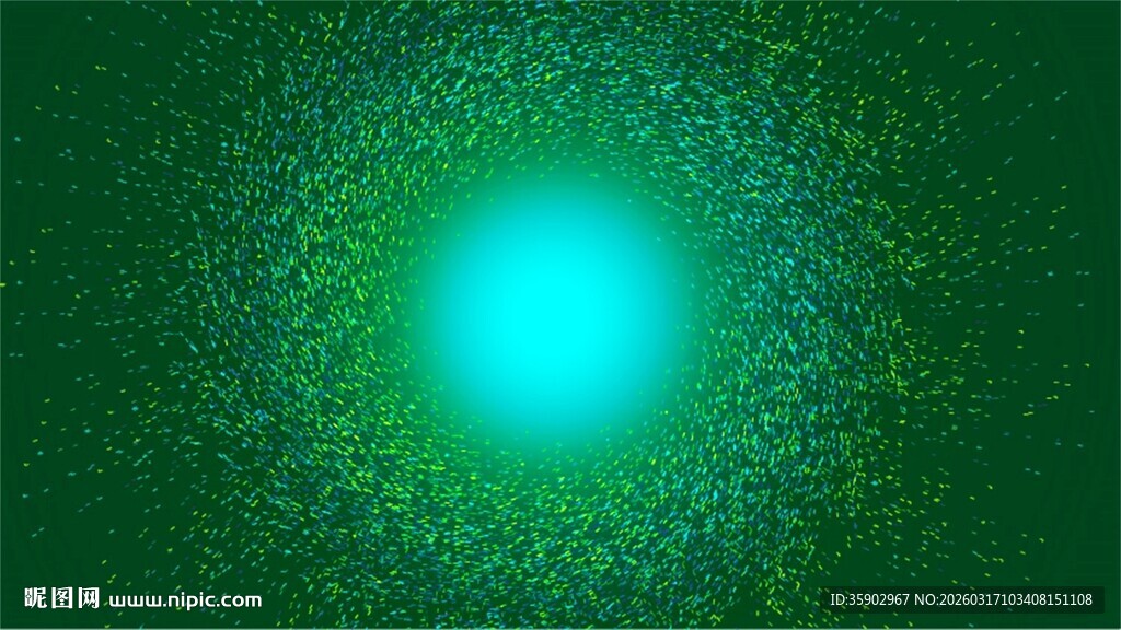 绿色光晕抽象背景图案