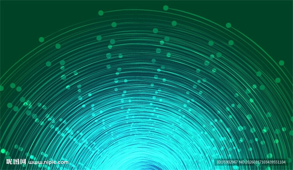 科技感蓝色光线旋涡背景